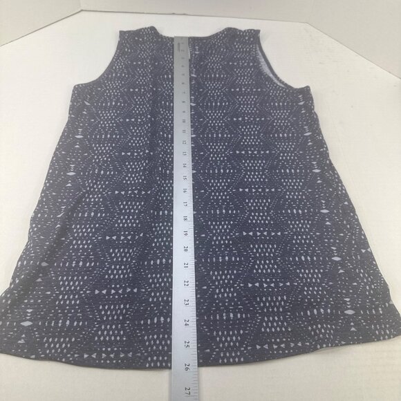 ZeroXposur Women's Size Small Top Sleeveless Patterned Gray Preowned - Picture 13 of 13
